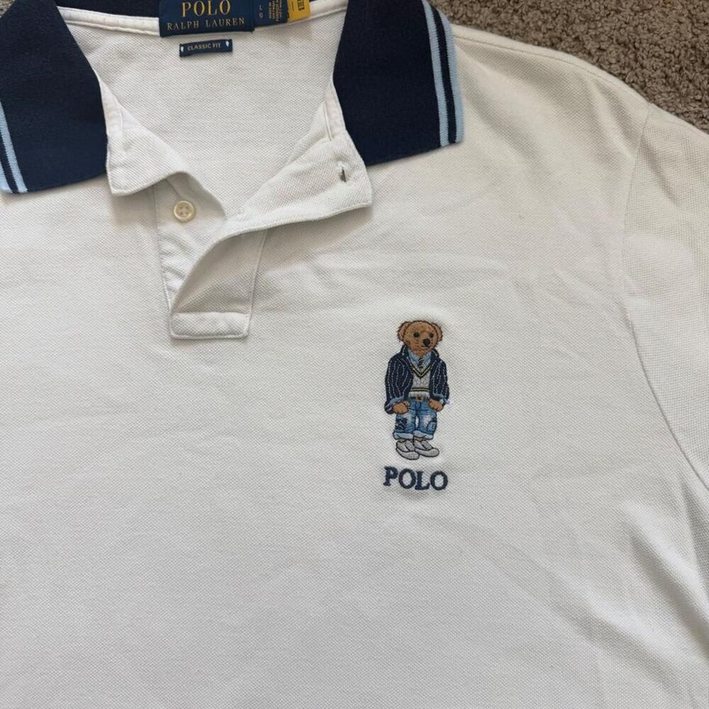 Polo-ralph-lauren Men's White Polo-shirts